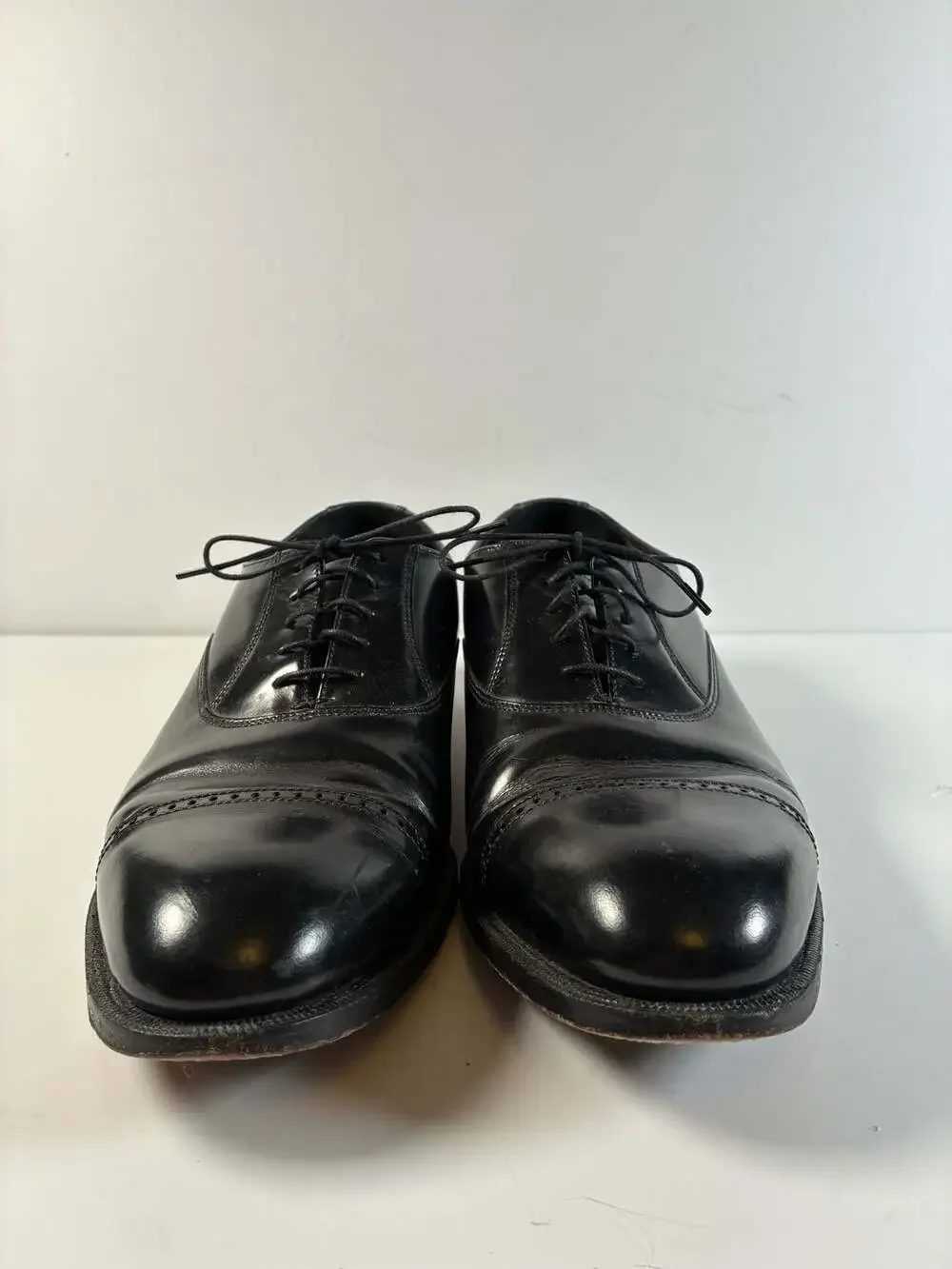 Florsheim Lexington Perfed Tip Cap Toe Oxford Dress Shoes in Black Size 11.5